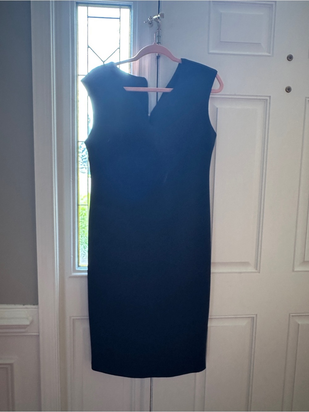Worthington Black Sleeveless Sheath Midi Dress